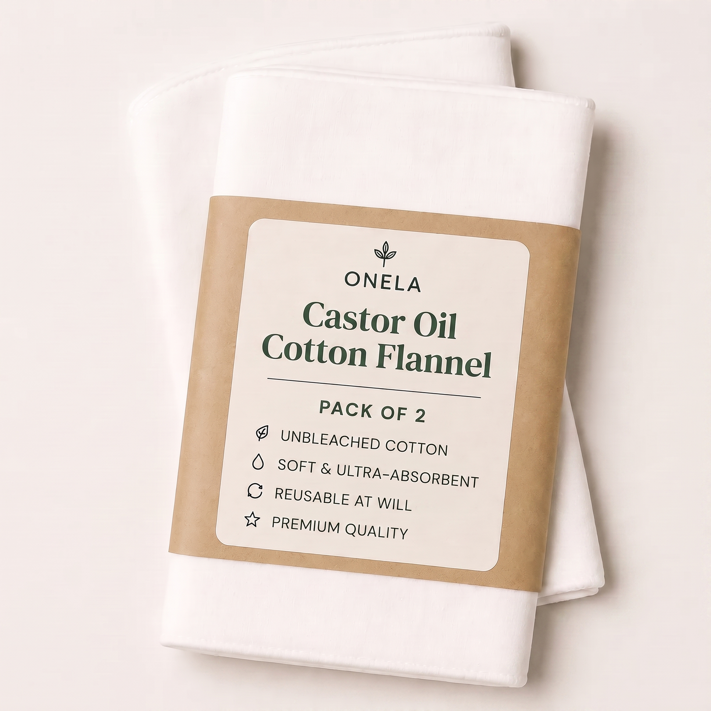 ONELA Organic Cotton Compresses (x2) – Always Have a Clean Wrap Ready